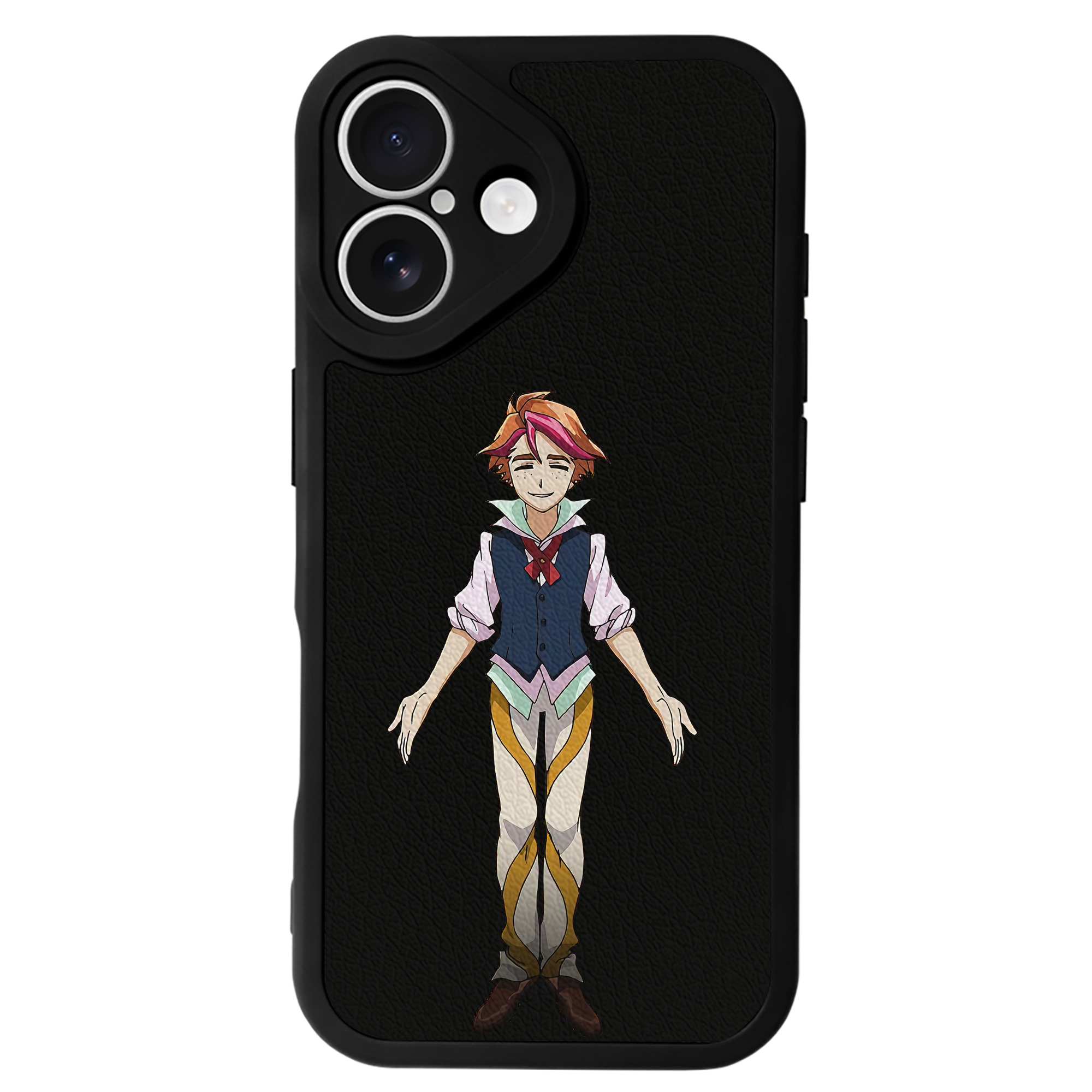 遊☆戯☆王 Yu-Gi-Oh! 【iPhone 16シリーズ対応】シリコンスマホケース（レザー調） 材質：シリコン
